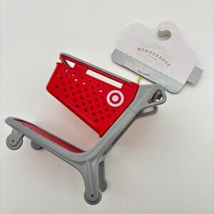 Wondershop 4" Christmas Plastic Target Shopping Cart Ornament, Holiday Decor NEW
